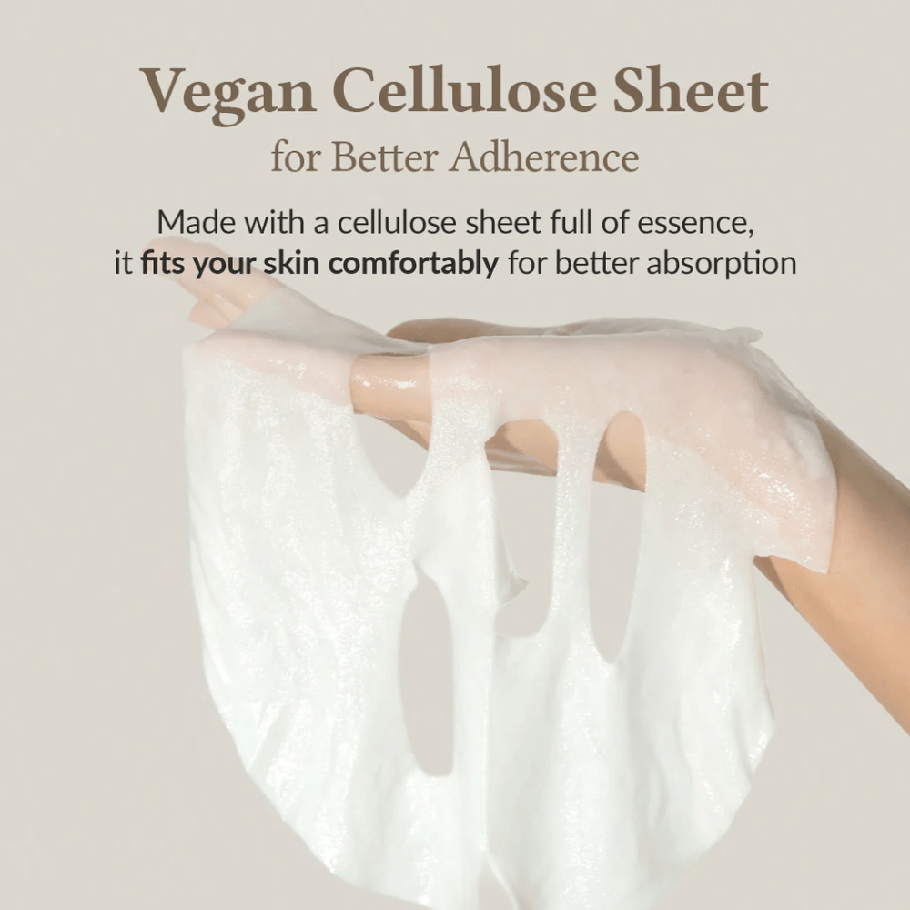 Dr. Althea 345 Relief Cream Mask cellulose végane sheet mask avec essence pour une meilleure absorption et confort de la peau