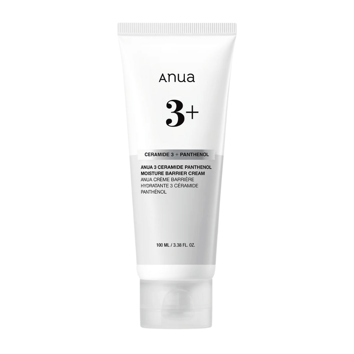 Image du produit de Anua 3 Ceramide Panthenol Moisture Barrier Cream – crème adoucissante et hydratante avec céramides et panthénol.