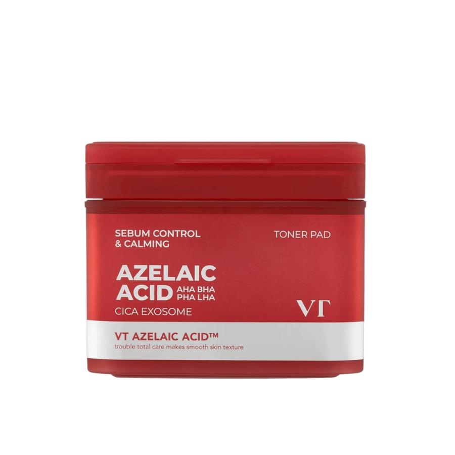 Image produit de VT Azelaic Acid Cica Exosome Toner Pad – peeling doux quotidien qui réduit le sébum et apaise la peau.