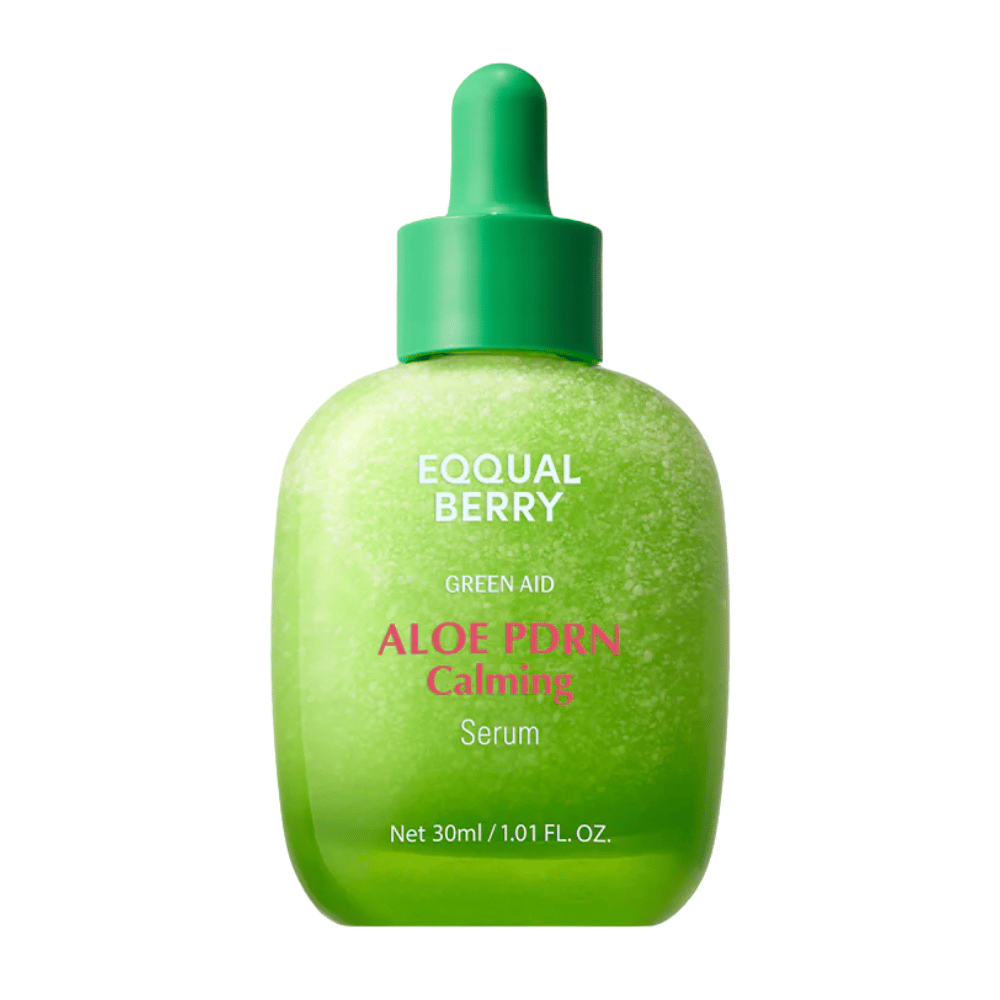Image du produit sur EQQUALBERRY Aloe PDRN Calming Serum 30 ml – sérum facial coréen avec aloe et PDRN pour l'hydratation et la réparation de la peau.