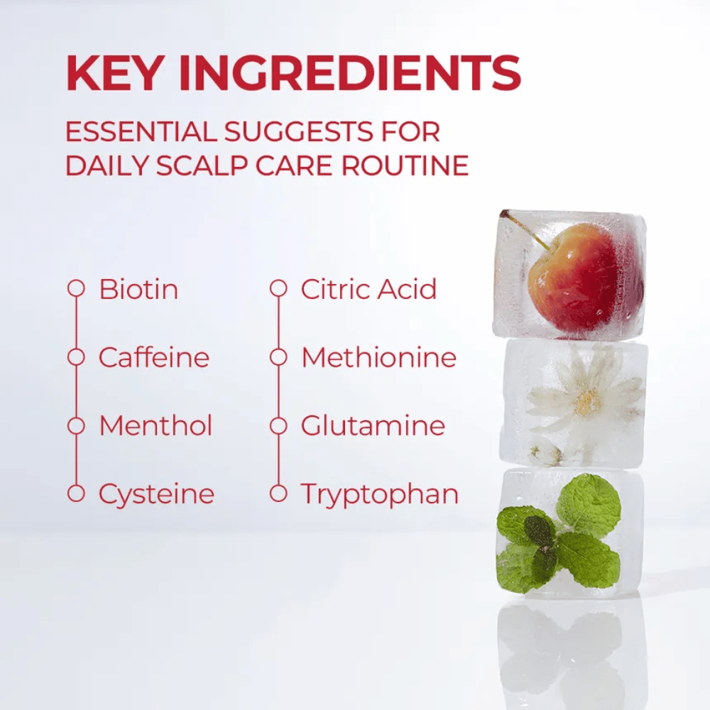 MOEV Annurcatin Hair Tonic – contient de la biotine, du menthol, de la caféine et des extraits naturels qui hydratent et stimulent la croissance des cheveux.