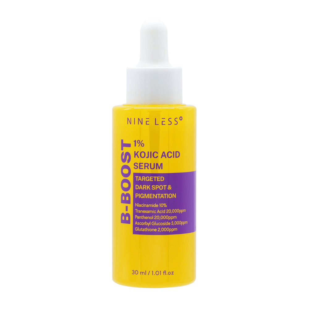 B-Boost 1% Kojic Acid Serum, 30 ml, pour traiter les taches sombres et la pigmentation.