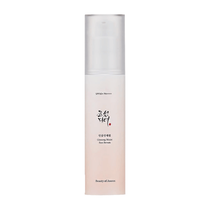 Les bienfaits des soins de la peau coréens rencontrent SPF 50+ PA++++ dans le Beauty of Joseon Ginseng Moist Sun Serum.