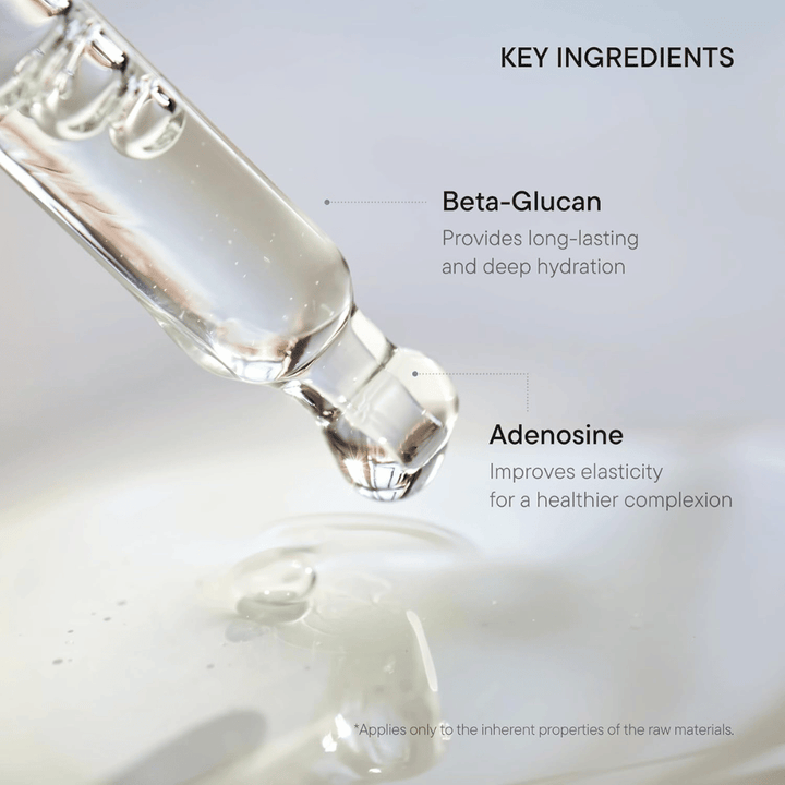 iUNIK Beta-Glucan Power Moisture Serum avec bêta-glucane et adénosine qui offre une hydratation durable et une élasticité améliorée