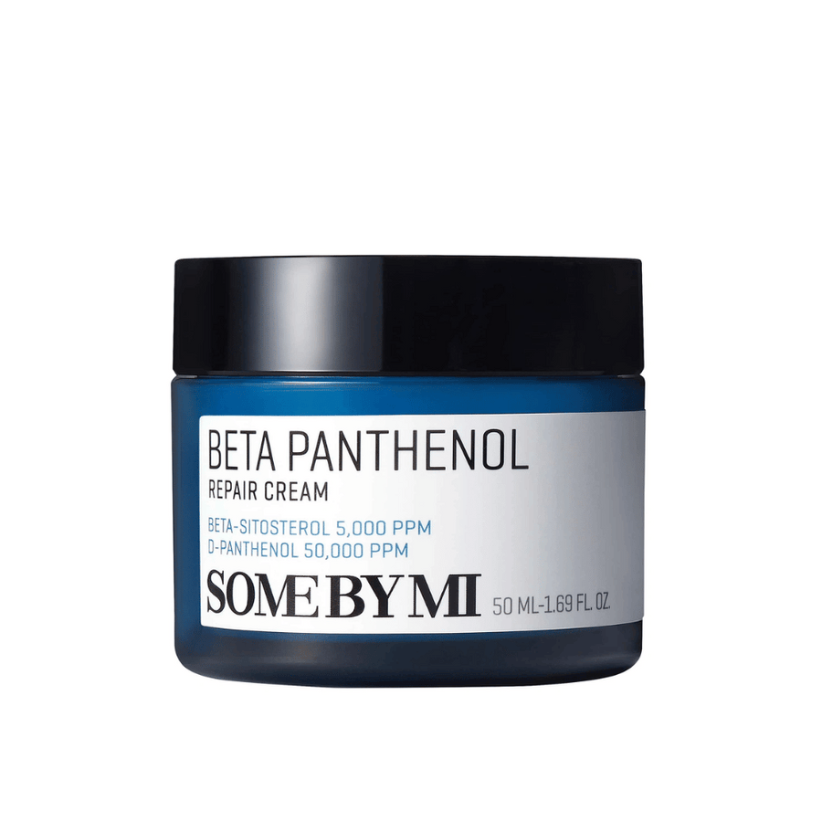 Image du produit sur SOME BY MI Beta Panthenol Repair Cream 50ml – crème hydratante coréenne intensivement nourrissante pour peaux sensibles.