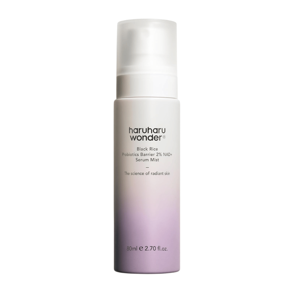 Haruharu Wonder Black Rice Probiotics Barrier 2% NAD+ Serum Mist 80 ml – brume sérum coréenne pour l’hydratation et l’éclat