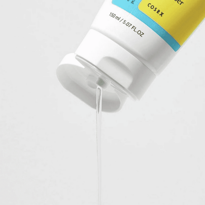 COSRX Low pH Good Morning Gel Cleanser 150ml – gel nettoyant doux avec des ingrédients botaniques et un pH bas pour les soins quotidiens de la peau.