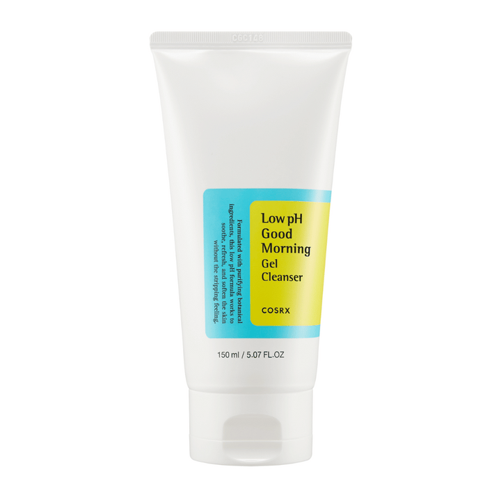 COSRX Low pH Good Morning Gel Cleanser 150ml – gel nettoyant coréen avec un pH bas qui équilibre la peau et élimine les impuretés