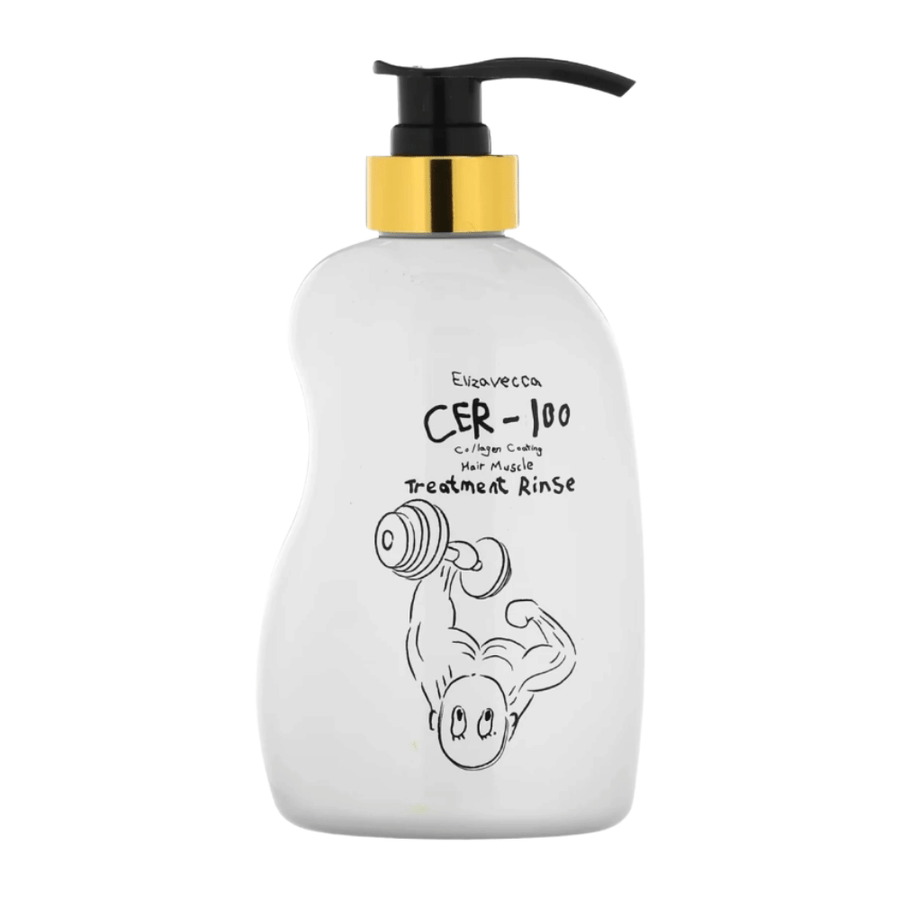Elizavecca CER-100 Collagen Coating Hair Muscle Treatment Rinse – baume coréen qui renforce, adoucit et donne de la brillance