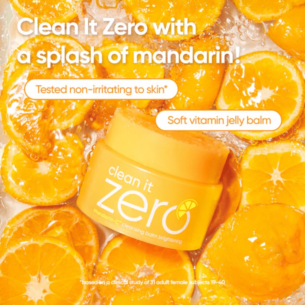 Banila Co Clean It Zero Brightening cleansing balm à la texture jelly douce qui hydrate et nettoie la peau en profondeur avec une sensation de fraîcheur