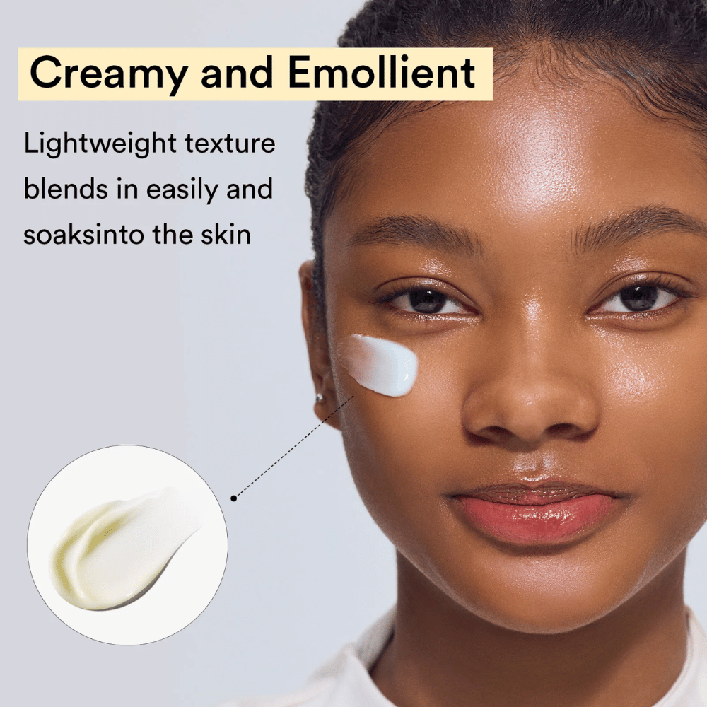 Gros plan sur la texture légère et crémeuse de Abib Collagen Eye Crème qui fond rapidement dans la peau et offre une hydratation intense.