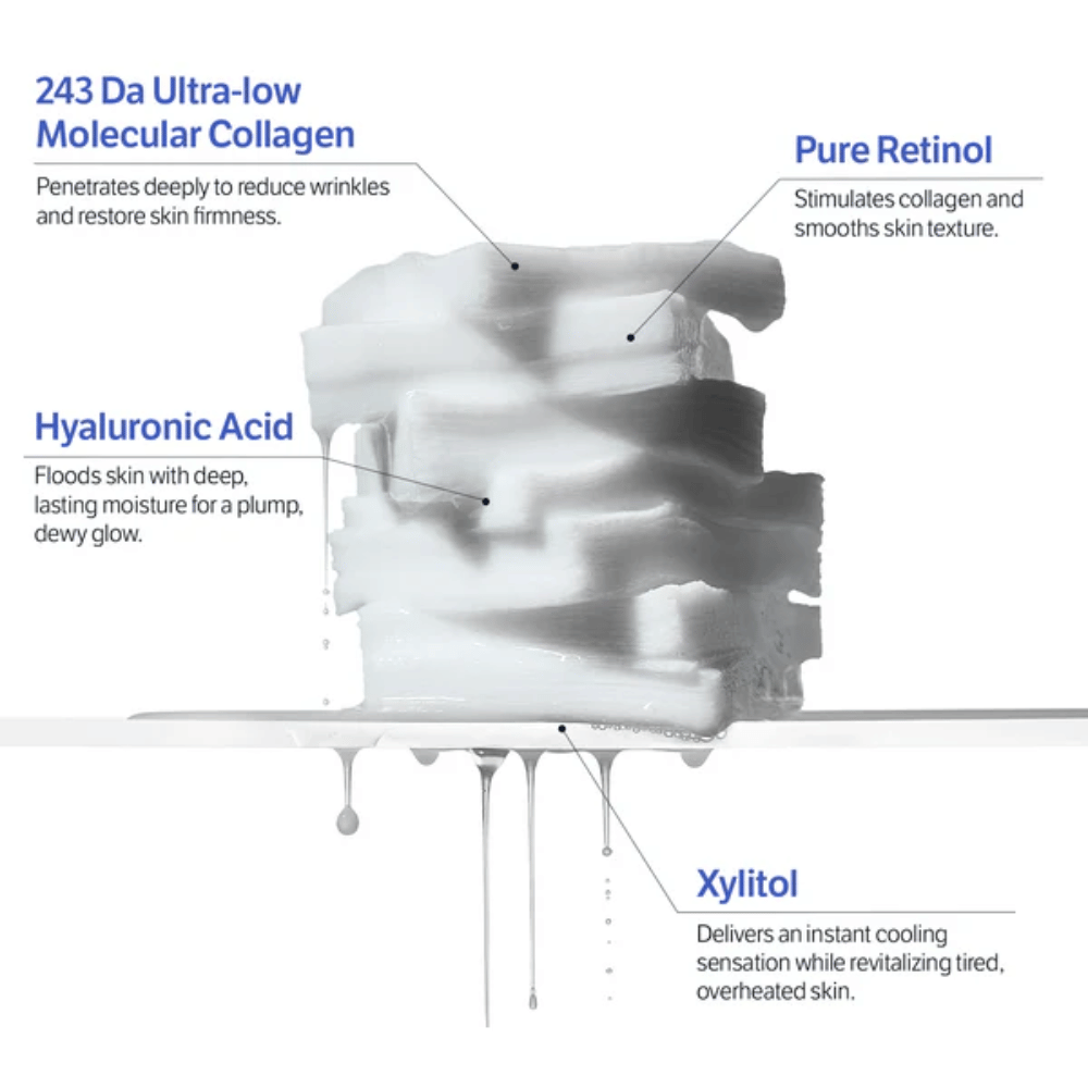 Toner visage pads à l’acide hyaluronique à passer sur la peau pour offrir une hydratation profonde et une peau repulpée avec de l’éclat