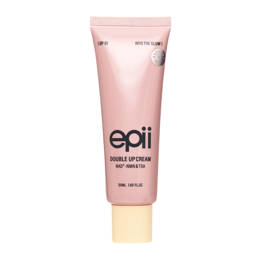 EPII Double Up Cream NAD+, NMN & TXA 50 ml – crème visage illuminateur qui améliore le teint, la fermeté et l’hydratation.
