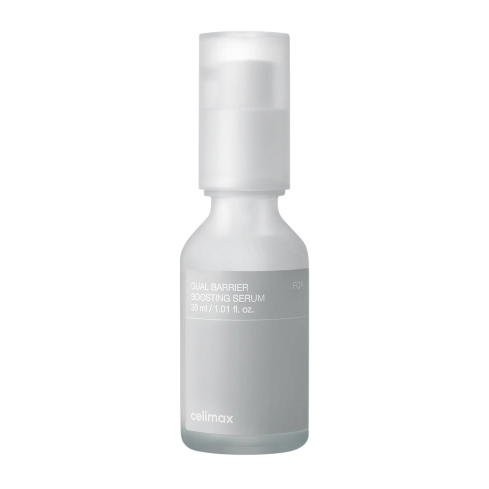 Celimax Dual Barrier Boosting Serum image du produit sur fond blanc, sérum coréen pour peau sensible et sèche.
