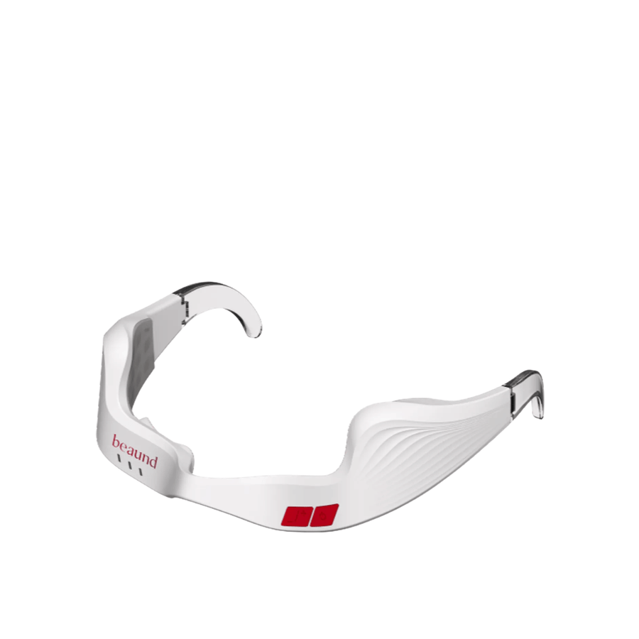Image produit détourée de Beaund Eye Rejuv au design blanc minimaliste avec des détails transparents et des boutons de commande intuitifs.