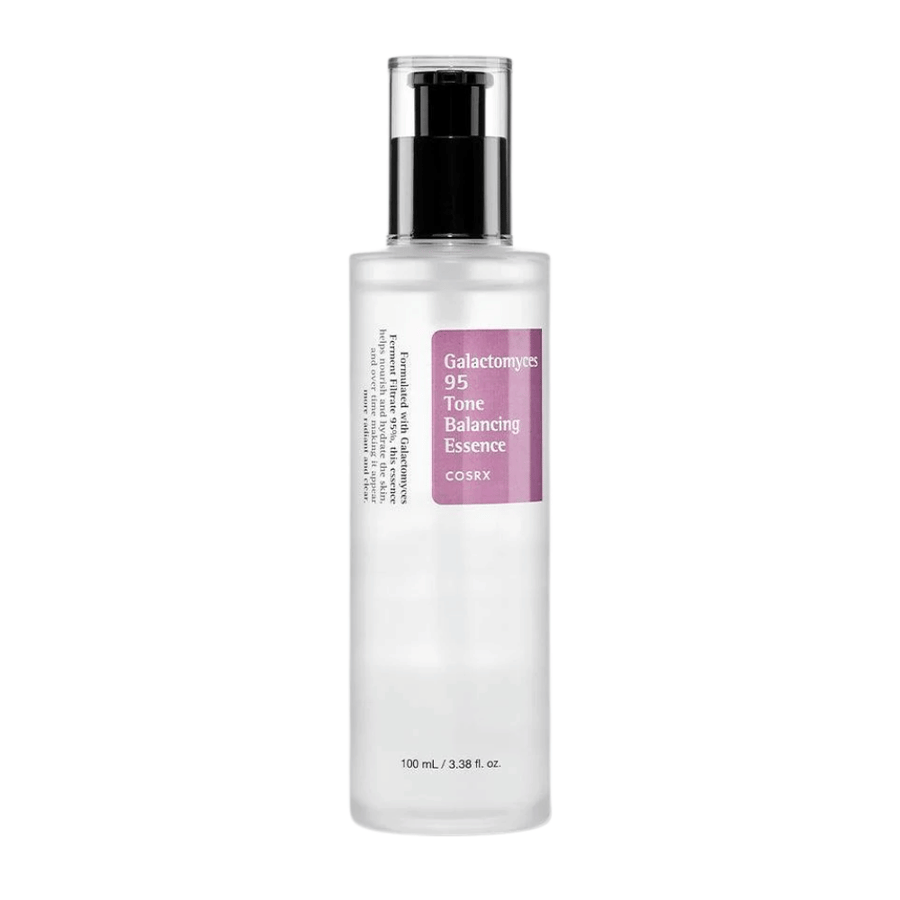 Image du produit sur COSRX Galactomyces 95 Tone Balancing Essence 100 ml. Essence légère qui hydrate, adoucit et améliore la clarté de la peau.