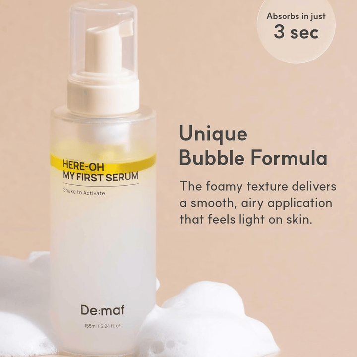 Met en avant une application facile, une absorption rapide et une sensation légère sur la peau.