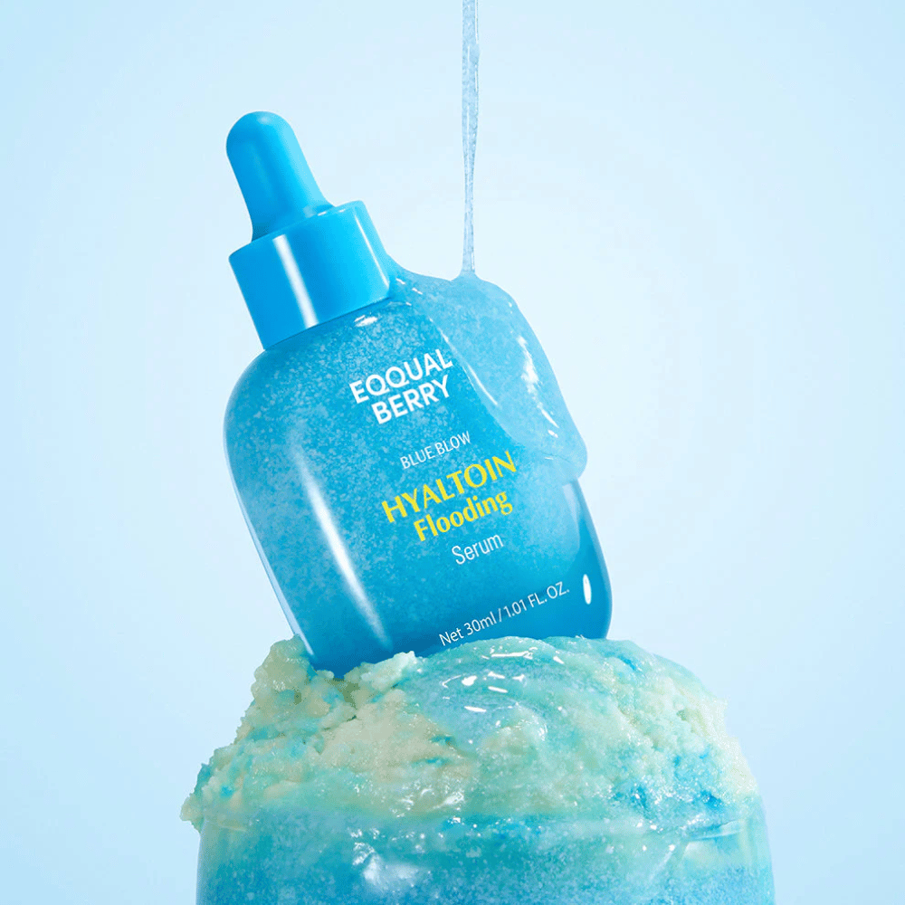 EQUAL BERRY Hyaltoin Flooding Serum avec pipette – sérum intensément hydratant pour la peau sèche et déshydratée