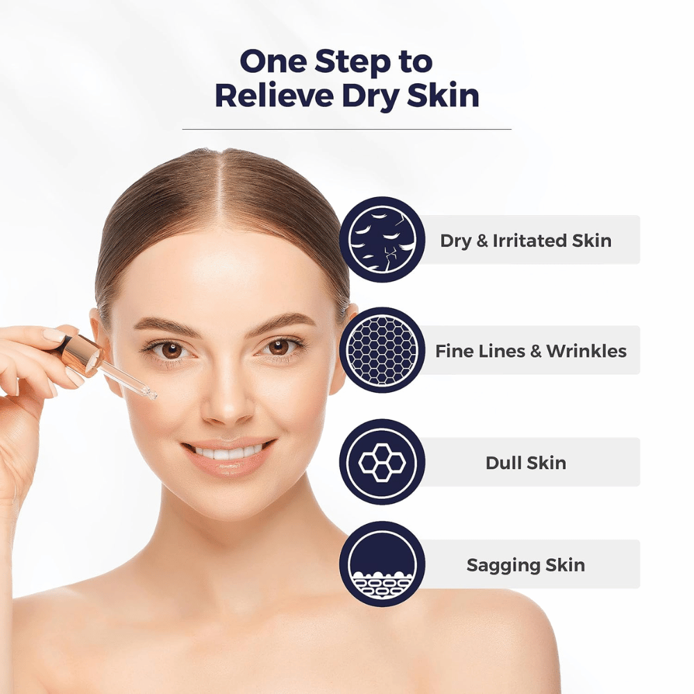 1. Centellian24 Hyaluronic Tox Boosting Ampoule – femme appliquant un sérum pour peau sèche, ridules et éclat