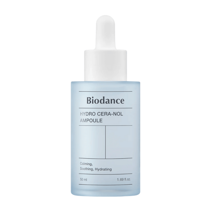 Biodance Hydro Cera-Nol Ampoule – Ampoule apaisante et hydratante intensive.

💧 Hydratation profonde – Renforce la barrière d'hydratation de la peau et prévient la déshydratation.
🌿 Effet apaisant – Réduit les rougeurs et les irritations pour une peau équilibrée.
🛡️ Renforce la barrière cutanée – Idéal pour les peaux sensibles et sèches.

Parfait pour une peau hydratée, douce et protégée!