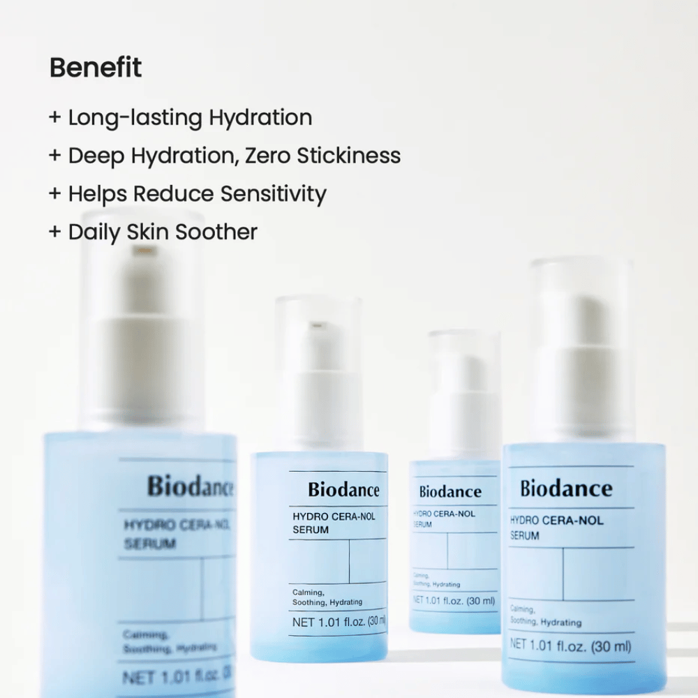 Hydratation longue durée.
Hydratation profonde sans sensation collante.
Aide à réduire la sensibilité.
Parfait pour une utilisation quotidienne.