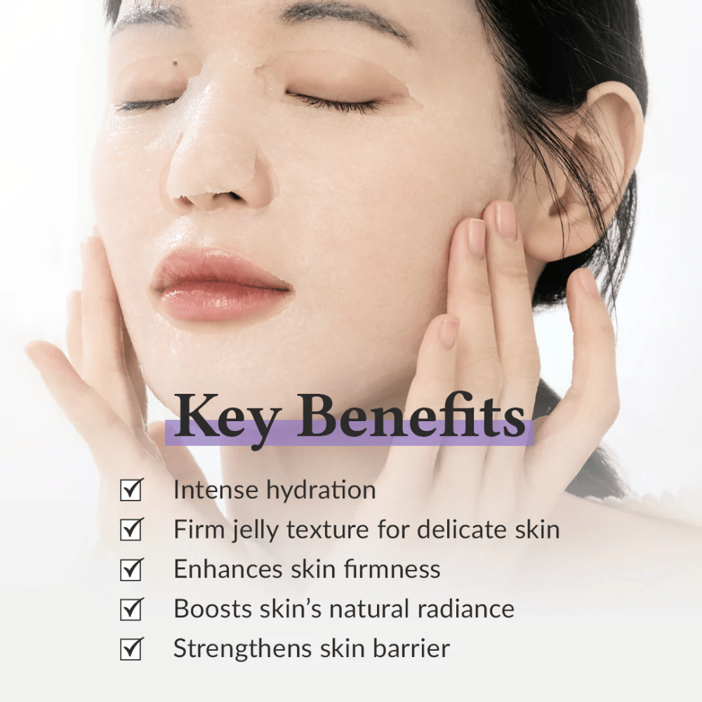 Avantages clés
✔️ Hydratation intensive
✔️ Structure de gel ferme pour les peaux sensibles
✔️ Améliore la fermeté de la peau
✔️ Met en valeur l'éclat naturel de la peau
✔️ Renforce la barrière cutanée