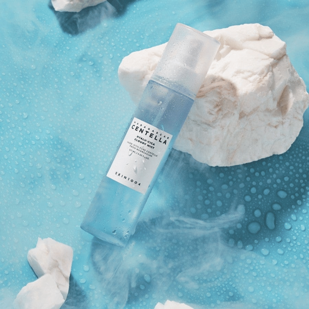 SKIN1004 Madagascar Centella Hyalu-Cica Cloudy Mist 120 ml – brume hydratante pour le visage avec centella asiatica et acide hyaluronique en environnement humide
