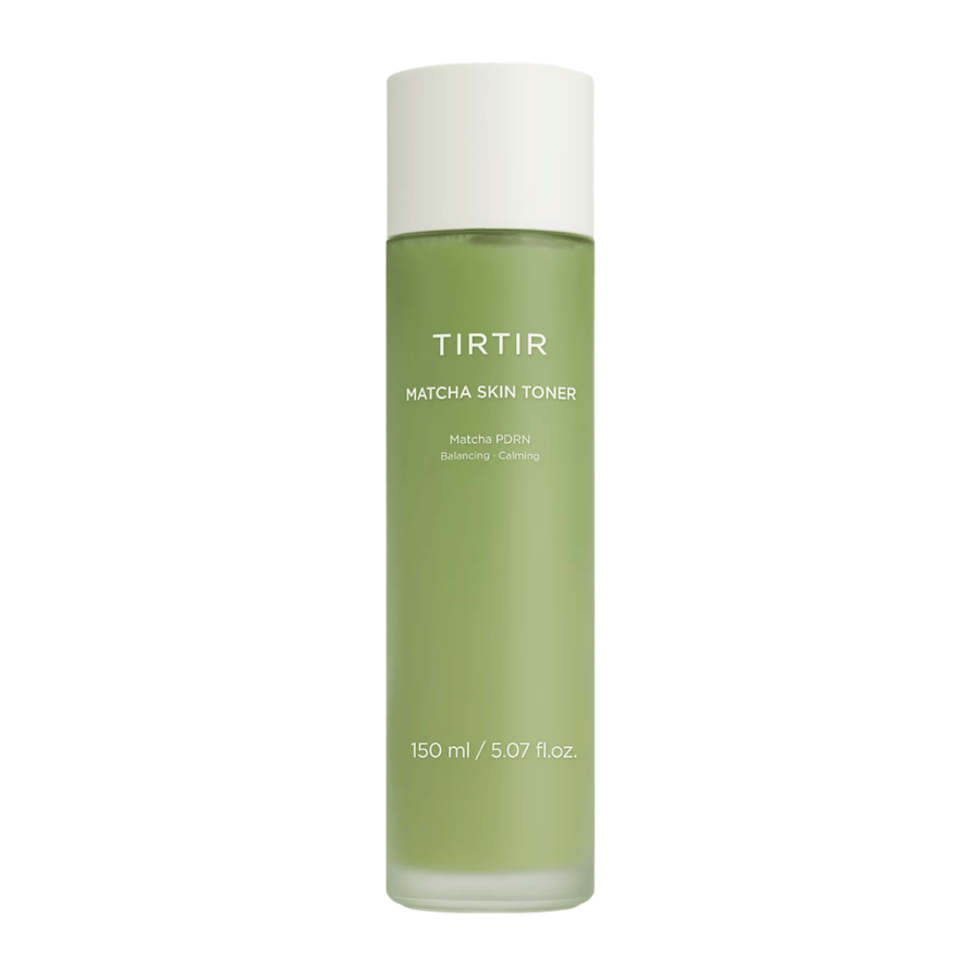 TIRTIR Matcha Skin Toner 150 ml qui apaise les peaux sensibles, hydrate efficacement et améliore l’équilibre et l’éclat de la peau.