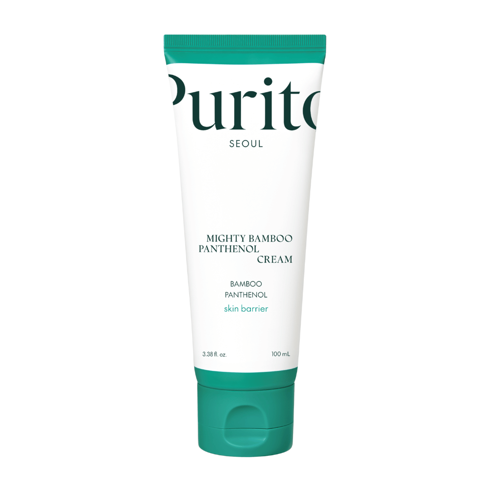 Purito Mighty Bamboo Panthenol Cream est une crème pour le visage nourrissante qui combine extrait de bambou et panthénol pour renforcer la barrière cutanée, hydrater en profondeur et apaiser la peau sensible. Parfait pour une utilisation quotidienne, elle laisse la peau douce et équilibrée sans irritation.