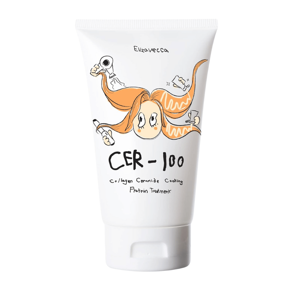 Elizavecca Milky Piggy CER-100 Collagen Ceramide Coating Protein Treatment – masque capillaire coréen pour cheveux réparés, doux et forts