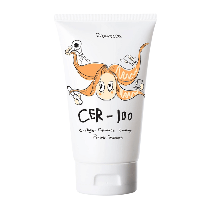 Elizavecca Milky Piggy CER-100 Collagen Ceramide Coating Protein Treatment – masque capillaire coréen pour cheveux réparés, doux et forts
