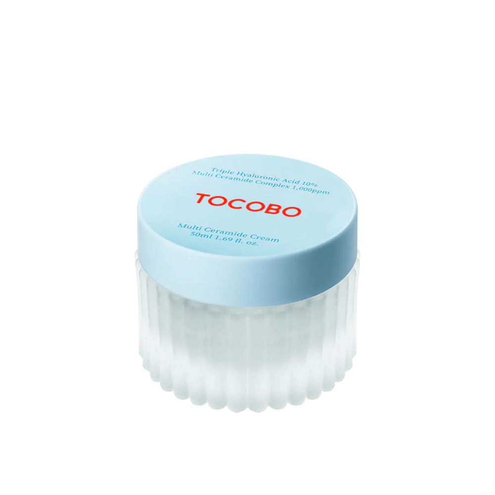L'image montre TOCOBO Multi Ceramide Cream, une crème pour la peau conçue pour nourrir et hydrater la peau.