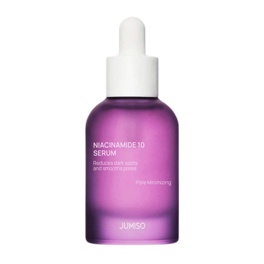 Image du produit sur Jumiso Niacinamide 10 Serum 30 ml. Un sérum cliniquement testé qui unifie le teint et combat les impuretés.