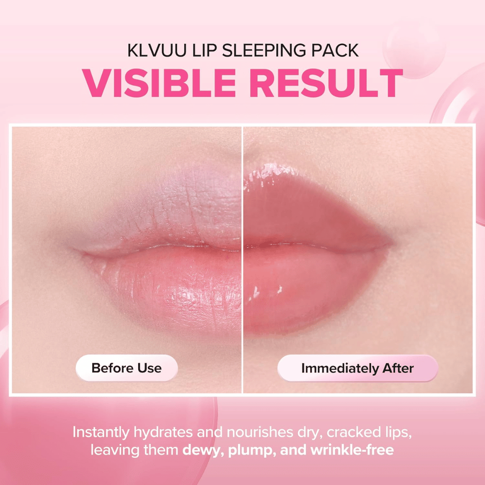 KLAVUU Nourishing Care Lip Sleeping Pack Coconut hydrate les lèvres sèches, améliore leur douceur et offre un résultat plus pulpeux et brillant.