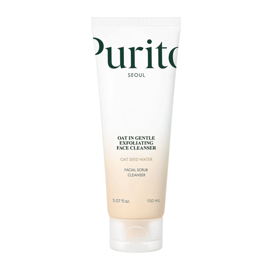 Purito SEOUL Oat In Gentle Exfoliating Face Cleanser – nettoyant exfoliant pour le visage avec avoine pour une peau douce et claire
