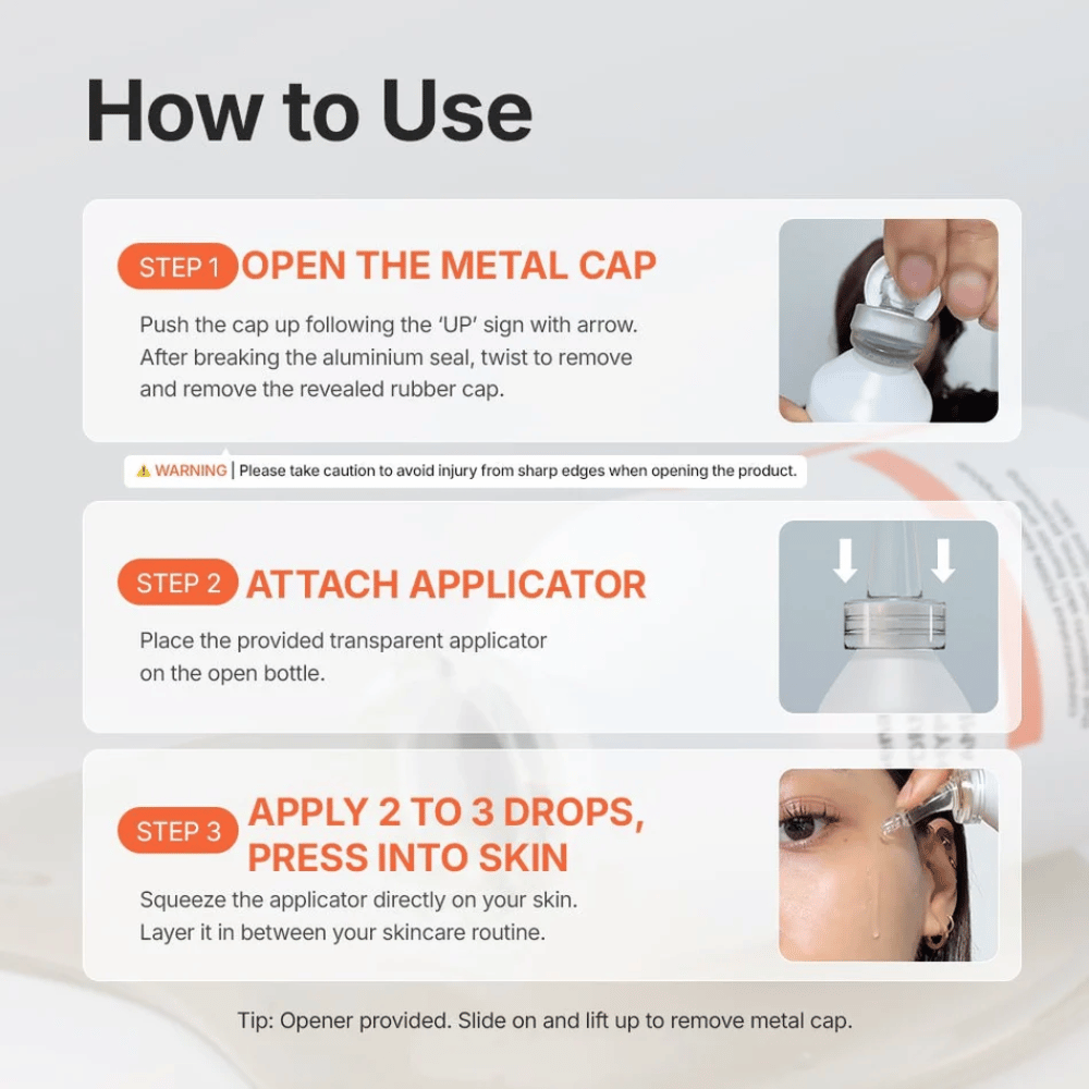 Genabelle PDRN 3% Hyper Boost Ampoule guide d’utilisation étape par étape