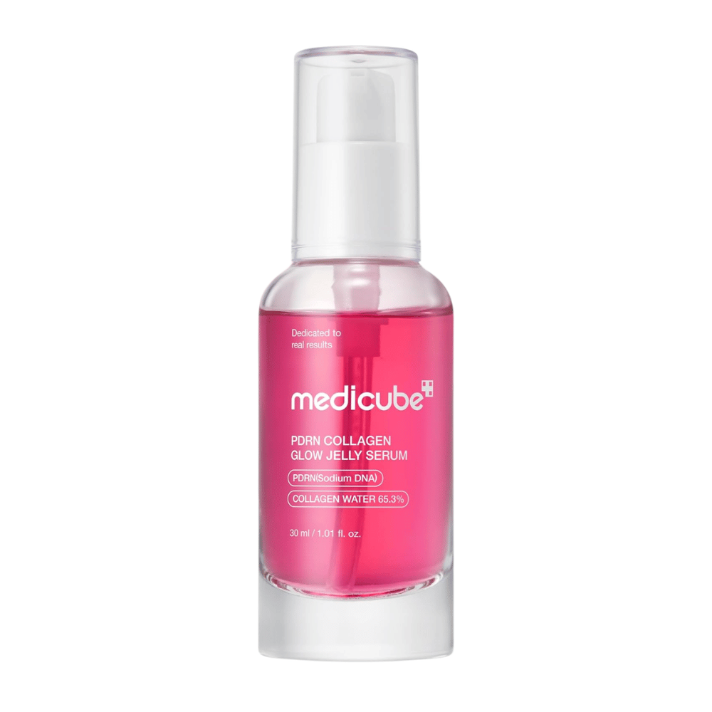 Medicube PDRN Collagen Glow Jelly Serum 30 ml en flacon-pompe pour l’hydratation, l’éclat et une élasticité améliorée de la peau