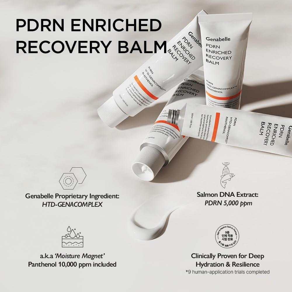 Genabelle PDRN Enriched Recovery Balm avec PDRN, panthénol et HTD-GENACOMPLEX