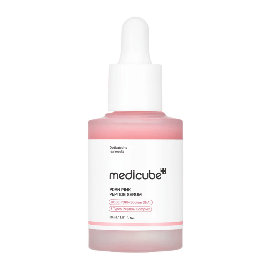 Medicube PDRN Pink Peptide Serum – Sérum illuminant et réparateur.

🌹 Rose PDRN (Sodium DNA) – Renforce la barrière cutanée et favorise le renouvellement cellulaire.
💖 5 types de complexes de peptides – Augmente la production de collagène et améliore l'élasticité de la peau.
✨ Apporte de la luminosité – Réduit les irrégularités et donne une peau éclatante.

Parfait pour une peau uniforme, ferme et hydratée !