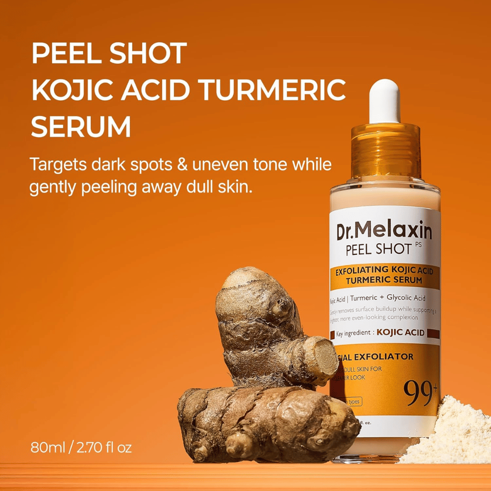 Dr Melaxin Peel Shot sérum à la niacinamide qui renforce la barrière cutanée et donne un teint plus uniforme et plus lumineux