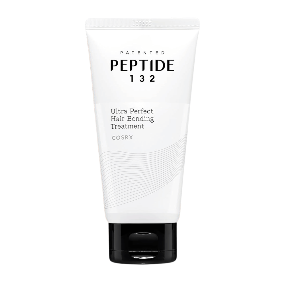 Image du produit de COSRX Peptide 132 Ultra Perfect Hair Bonding Treatment – masque capillaire réparateur qui renforce et hydrate les cheveux.