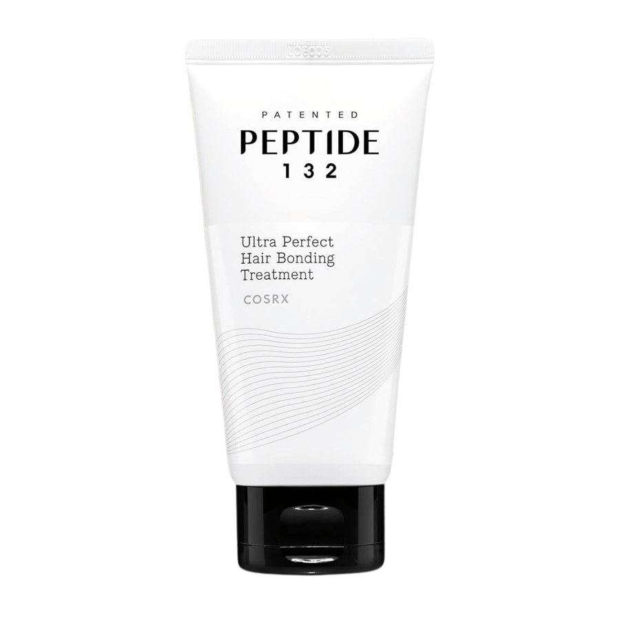 Image du produit de COSRX Peptide 132 Ultra Perfect Hair Bonding Treatment – masque capillaire réparateur qui renforce et hydrate les cheveux.