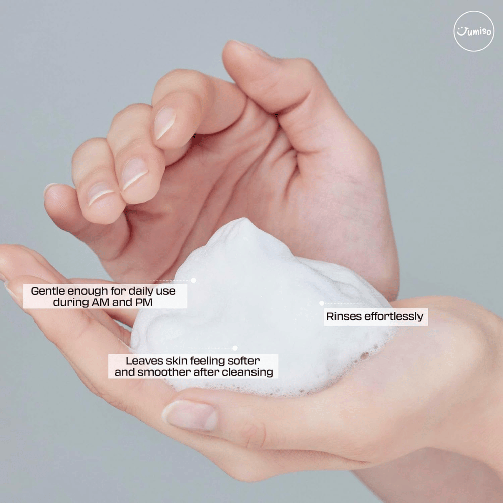 Jumiso Pore Purifying Salicylic Acid Foaming Cleanser – nettoyant visage doux à faible pH avec acide salicylique qui nettoie les pores et convient pour une utilisation quotidienne matin et soir