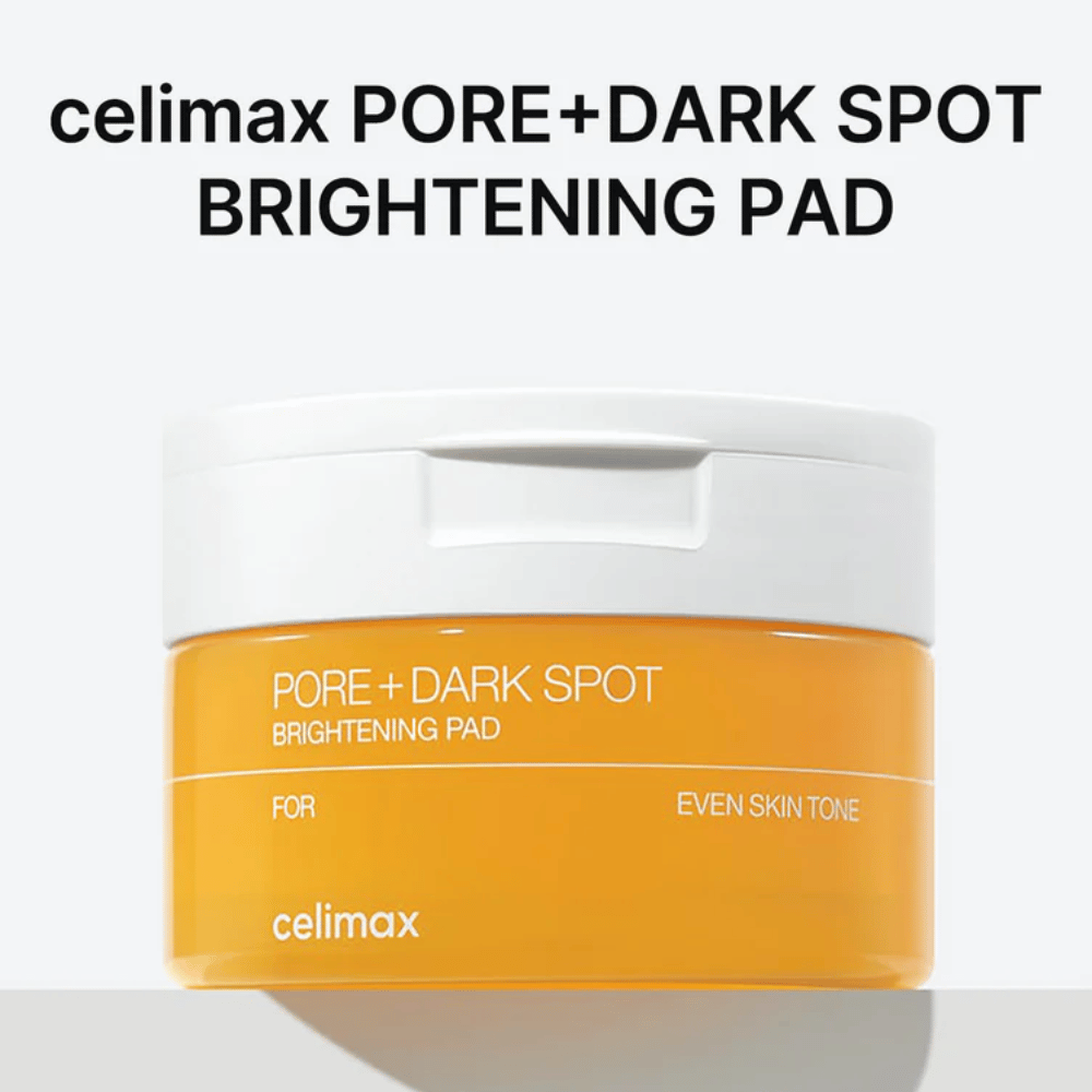 Celimax Pore + Dark Spot Brightening Pad – tampons de soin de la peau qui réduisent les taches sombres, nettoient les pores et offrent un teint uniforme.