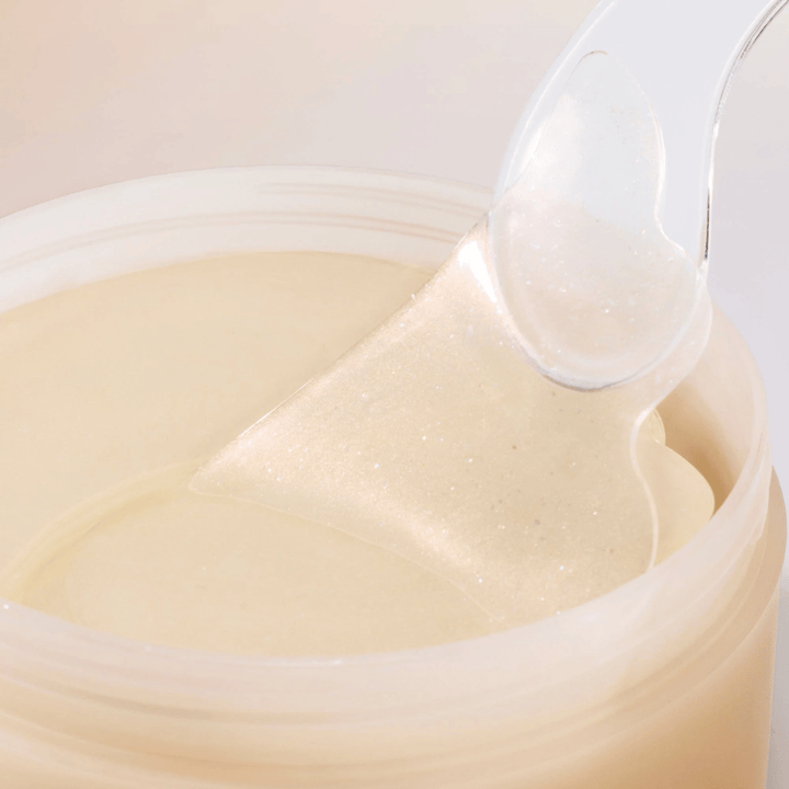 Spatule soulevant Beauty of Joseon patch pour les yeux du pot, patchs hydrogel avec ginseng et retinal pour anti-âge et soin des yeux.