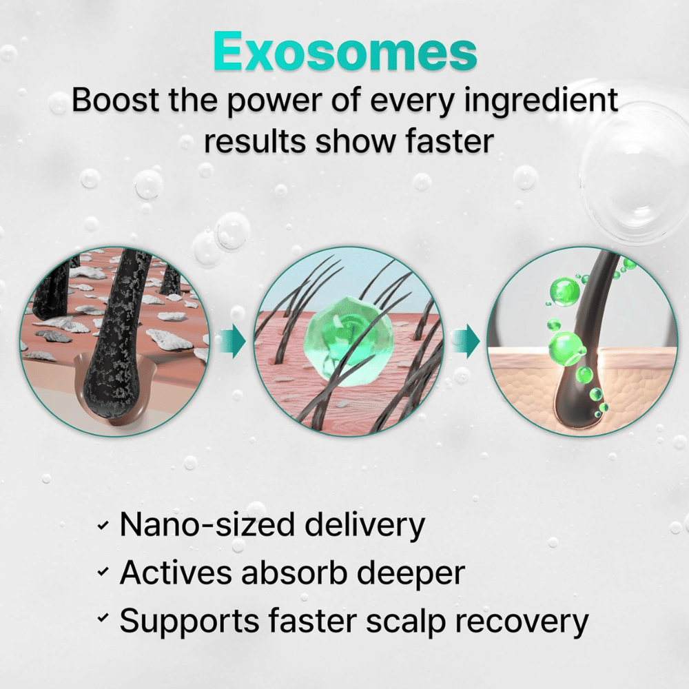 LILYEVE Scalp:Turn Cica PDRN Deep Clean Shampoo avec des exosomes et PDRN qui aident les ingrédients actifs à être absorbés plus profondément et favorisent un cuir chevelu équilibré.