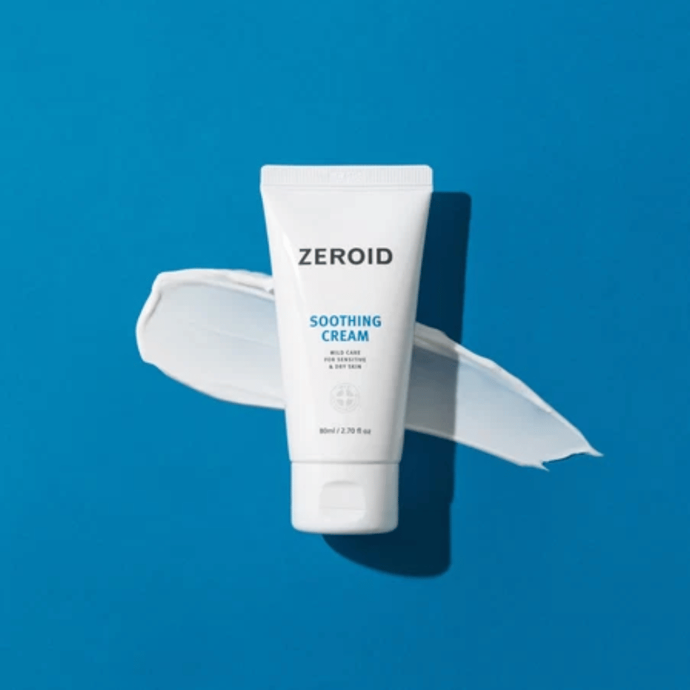 ZEROID Soothing Cream avec des propriétés renforçant la barrière cutanée et hydratantes pour les peaux sensibles