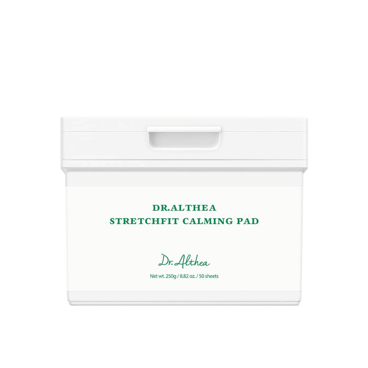 Image – photo produit (Google Images important)
Dr. Althea Stretchfit Calming Pad pads pour le visage en pot pour des soins apaisants, l’hydratation et un meilleur équilibre de la peau.