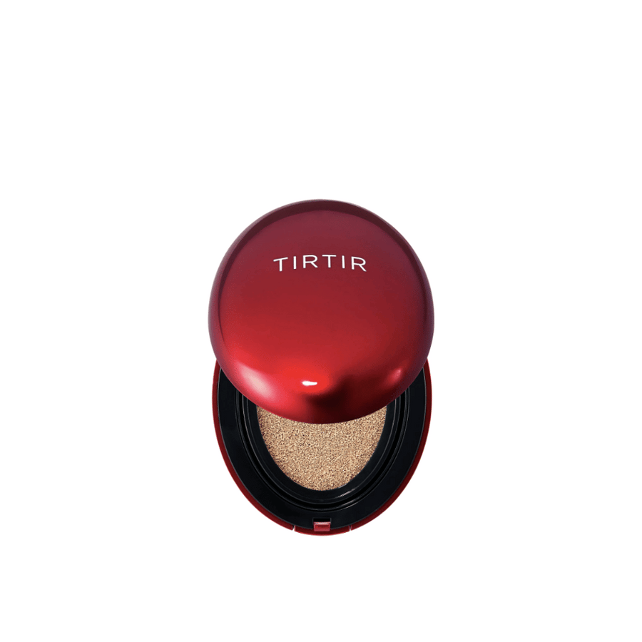 Ceci est une image de Mask Fit Red Cushion de TIRTIR. Un cushion foundation élégant et stylé qui offre une couverture uniforme et une finition éclatante.
