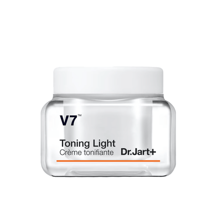 Pot avec Dr. Jart+ V7 Toning Light, une crème teintée.